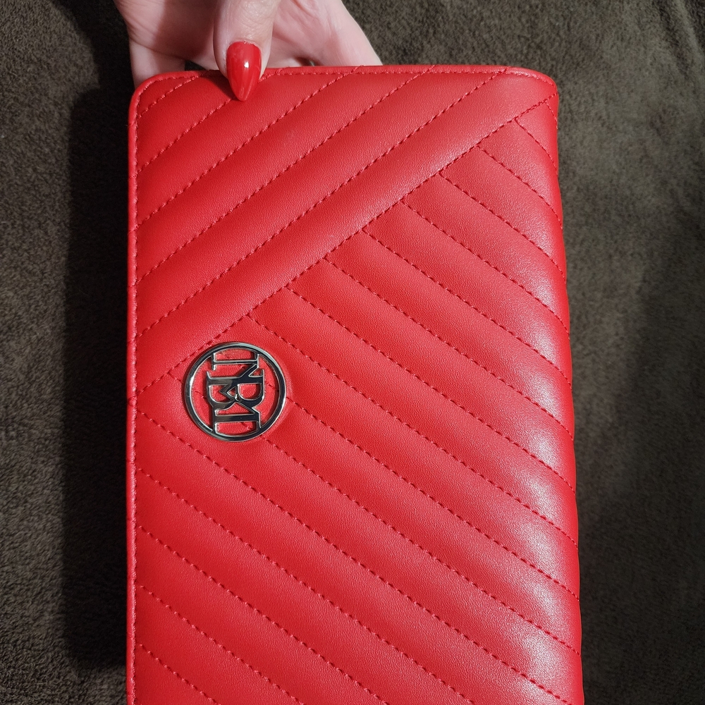 Red Quilted Shoulder Bag